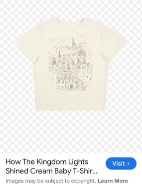Taylor Swift Cream Graphic Short Sleeve Tee